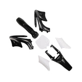 Maxbell Body Mudguard Kit Premium Accessories for Apollo Mini Dirt Bike 47cc 49cc Black