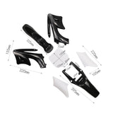 Maxbell Body Mudguard Kit Premium Accessories for Apollo Mini Dirt Bike 47cc 49cc Black