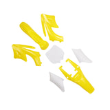 Maxbell Body Mudguard Kit Premium Accessories for Apollo Mini Dirt Bike 47cc 49cc Yellow