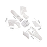 Maxbell Body Mudguard Kit Premium Accessories for Apollo Mini Dirt Bike 47cc 49cc White