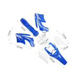 Maxbell Body Mudguard Kit Premium Accessories for Apollo Mini Dirt Bike 47cc 49cc Dark Blue