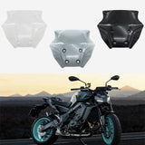 Maxbell Motorcycle Windshield Sturdy Wind Deflector for Yamaha MT-09 SP MT09 24 Clear