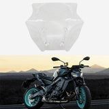 Maxbell Motorcycle Windshield Sturdy Wind Deflector for Yamaha MT-09 SP MT09 24 Clear