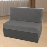 Maxbell RV Dinette Cushion Covers Washable RV Seat Cover for Home Vehicle Couch Light Gray