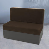 Maxbell RV Dinette Cushion Covers Washable RV Seat Cover for Home Vehicle Couch Dark Brown