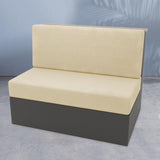 Maxbell RV Dinette Cushion Covers Washable RV Seat Cover for Home Vehicle Couch Light Beige