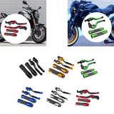 Maxbell Motorcycle Clutch Brake Levers Set Stable Performance Easily Install Folding Black