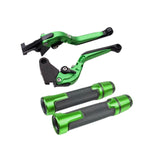 Maxbell Motorcycle Clutch Brake Levers Set Stable Performance Easily Install Folding Green