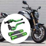 Maxbell Motorcycle Clutch Brake Levers Set Stable Performance Easily Install Folding Green