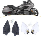 Maxbell Adjustable Upper Air Deflectors Sturdy Professional for Honda Gold Wing Black