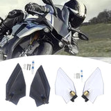 Maxbell Adjustable Upper Air Deflectors Sturdy Professional for Honda Gold Wing Black