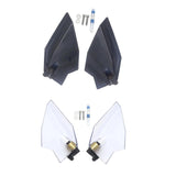 Maxbell Adjustable Upper Air Deflectors Sturdy Professional for Honda Gold Wing Black