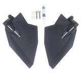 Maxbell Adjustable Upper Air Deflectors Sturdy Professional for Honda Gold Wing Black