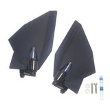 Maxbell Adjustable Upper Air Deflectors Sturdy Professional for Honda Gold Wing Black