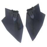 Maxbell Adjustable Upper Air Deflectors Sturdy Professional for Honda Gold Wing Black