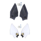 Maxbell Adjustable Upper Air Deflectors Sturdy Professional for Honda Gold Wing Black