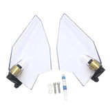 Maxbell Adjustable Upper Air Deflectors Sturdy Professional for Honda Gold Wing Clear