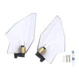 Maxbell Adjustable Upper Air Deflectors Sturdy Professional for Honda Gold Wing Clear