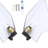 Maxbell Adjustable Upper Air Deflectors Sturdy Professional for Honda Gold Wing Clear