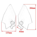Maxbell Adjustable Upper Air Deflectors Sturdy Professional for Honda Gold Wing Clear