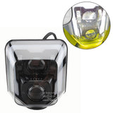 Maxbell Motorcycle Headlight 12V DC Replaces Double Round Mirror Light for Husqvarna