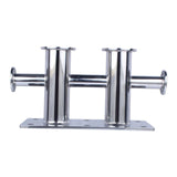 Maxbell Double Cross Bollard Silver Mooring Bitt Cleat for Fishing Boats Yachts