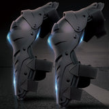 Maxbell Motorcycle Knee Pads Comfortable Knee Wrap Waterproof Breathable Knee Guards Black