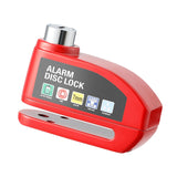 Maxbell Generic Alarm Disc Lock for Hole Diameter 7mm above for Bike Motorcycle Red
