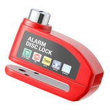 Maxbell Generic Alarm Disc Lock for Hole Diameter 7mm above for Bike Motorcycle Red