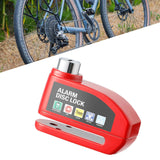 Maxbell Generic Alarm Disc Lock for Hole Diameter 7mm above for Bike Motorcycle Red