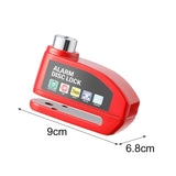 Maxbell Generic Alarm Disc Lock for Hole Diameter 7mm above for Bike Motorcycle Red