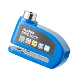 Maxbell Generic Alarm Disc Lock for Hole Diameter 7mm above for Bike Motorcycle Blue