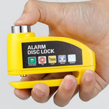 Maxbell Generic Alarm Disc Lock for Hole Diameter 7mm above for Bike Motorcycle Yellow