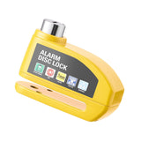 Maxbell Generic Alarm Disc Lock for Hole Diameter 7mm above for Bike Motorcycle Yellow