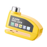 Maxbell Generic Alarm Disc Lock for Hole Diameter 7mm above for Bike Motorcycle Yellow