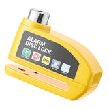 Maxbell Generic Alarm Disc Lock for Hole Diameter 7mm above for Bike Motorcycle Yellow