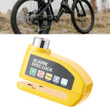 Maxbell Generic Alarm Disc Lock for Hole Diameter 7mm above for Bike Motorcycle Yellow