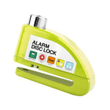 Maxbell Generic Alarm Disc Lock for Hole Diameter 7mm above for Bike Motorcycle Green