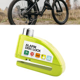 Maxbell Generic Alarm Disc Lock for Hole Diameter 7mm above for Bike Motorcycle Green