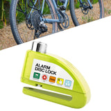 Maxbell Generic Alarm Disc Lock for Hole Diameter 7mm above for Bike Motorcycle Green