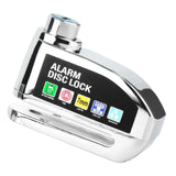 Maxbell Generic Alarm Disc Lock for Hole Diameter 7mm above for Bike Motorcycle Silver