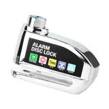 Maxbell Generic Alarm Disc Lock for Hole Diameter 7mm above for Bike Motorcycle Silver