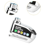 Maxbell Generic Alarm Disc Lock for Hole Diameter 7mm above for Bike Motorcycle Silver