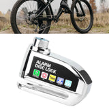 Maxbell Generic Alarm Disc Lock for Hole Diameter 7mm above for Bike Motorcycle Silver