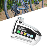 Maxbell Generic Alarm Disc Lock for Hole Diameter 7mm above for Bike Motorcycle Silver