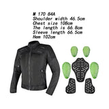 Maxbell Motorcycle Jacket Biker Breathable Wear Resistant Men Women Motocross Jacket M