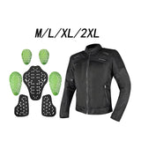 Maxbell Motorcycle Jacket Biker Breathable Wear Resistant Men Women Motocross Jacket M