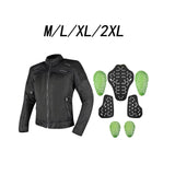 Maxbell Motorcycle Jacket Biker Breathable Wear Resistant Men Women Motocross Jacket M