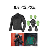 Maxbell Motorcycle Jacket Biker Breathable Wear Resistant Men Women Motocross Jacket M