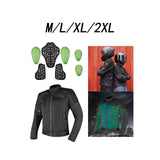 Maxbell Motorcycle Jacket Biker Breathable Wear Resistant Men Women Motocross Jacket M